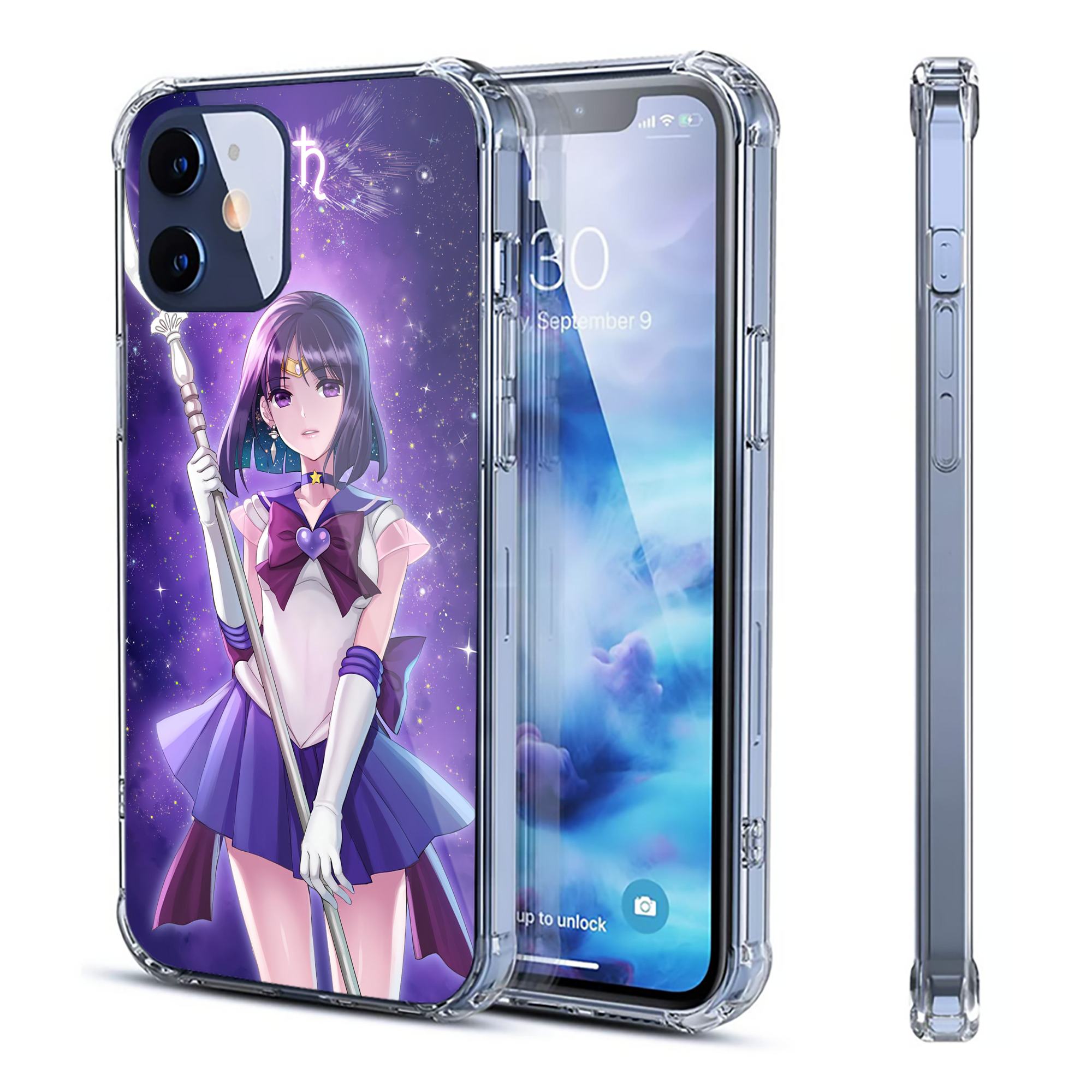 （画像用） 美少女戦士セーラームーン Sailor Moon 【iPhone 12シリーズ対応】透明スマホケース（クリアソフトケース）